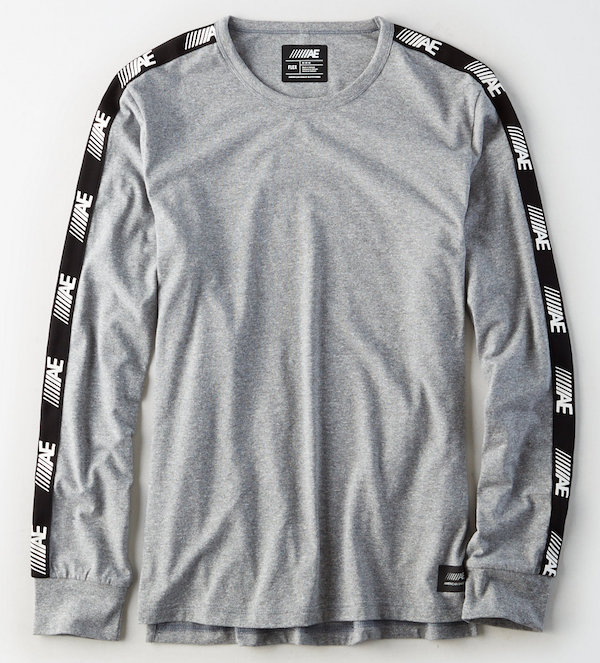 AELT-024 AE ACTIVE LONG SLEEVE T-SHIRT《グレー》