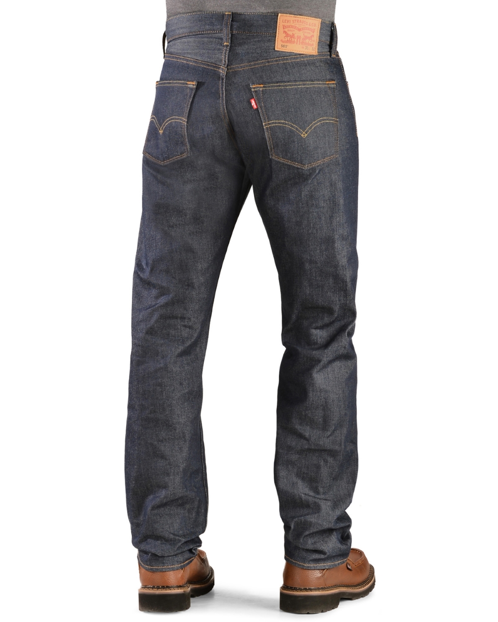 LV-005 LEVI'S MEN'S 501 ORIGINAL SHRINK-TO-FIT REGULAR STRAIGHT LEG JEANS《インディゴ》