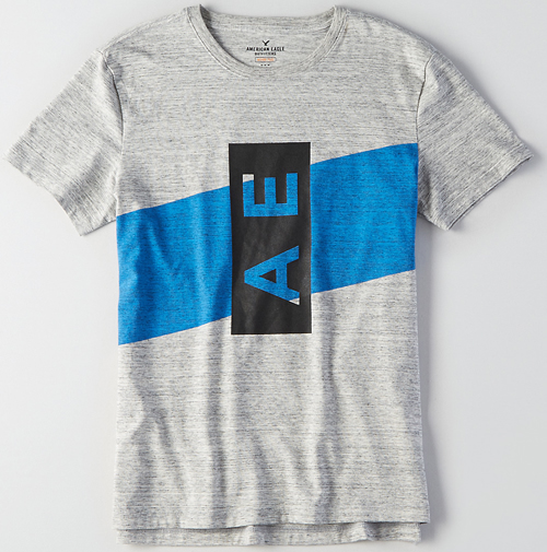 AET-038 AEO SHORT SLEEVE GRAPHIC T-SHIRT《グレー》