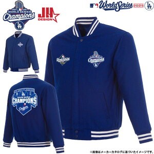 MLBW-047 MLB ロサンゼルス ドジャース 2025 ワールドシリーズ チャンピオン フルスナップ ジャケット《ロイヤル》