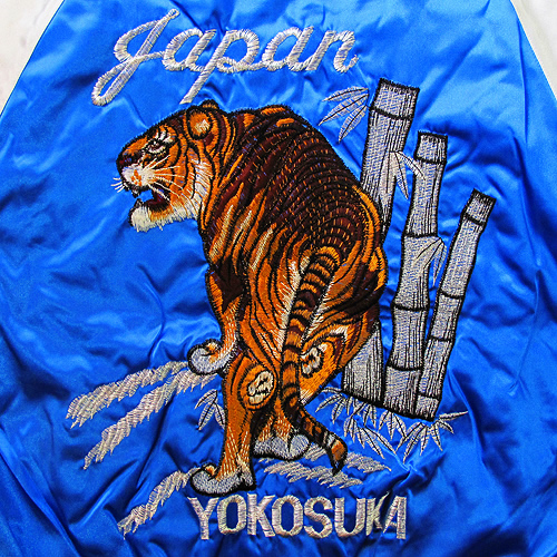 ピンボール PINBALL スカジャン 横須賀、龍、鷹、シーサー、L