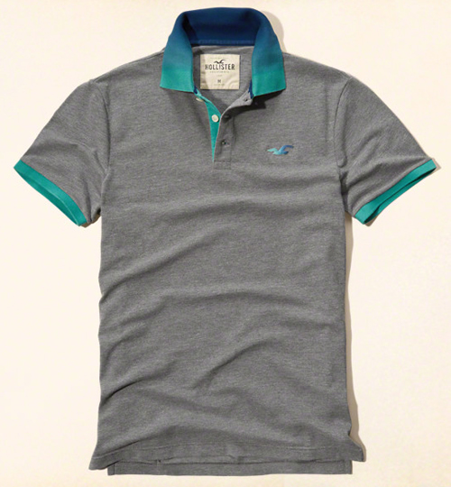 HLPL-010 WASHED PIQUE POLO《グレー》