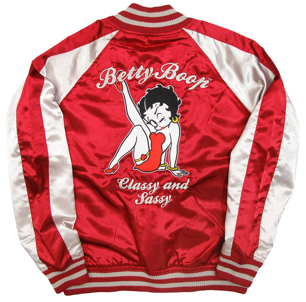 BBSK-004 BETTY BOOP スカジャン《レッド×シルバー》