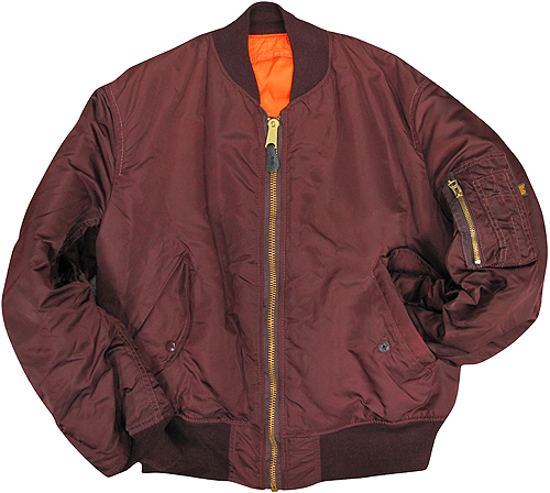 US-001 MA-1 FLIGHT JACKET《マルーン》